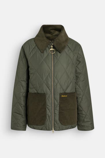 BARBOUR Light-Steppjacke oliv