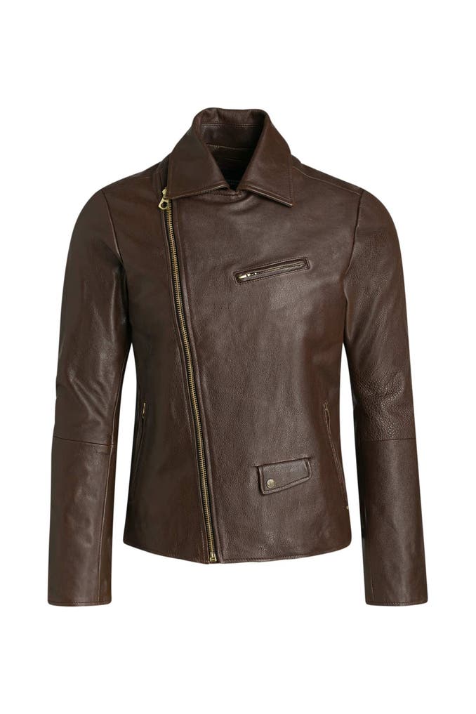 SCOTCH & SODA Lederjacke dunkelbraun » günstig online kaufen Outletcity