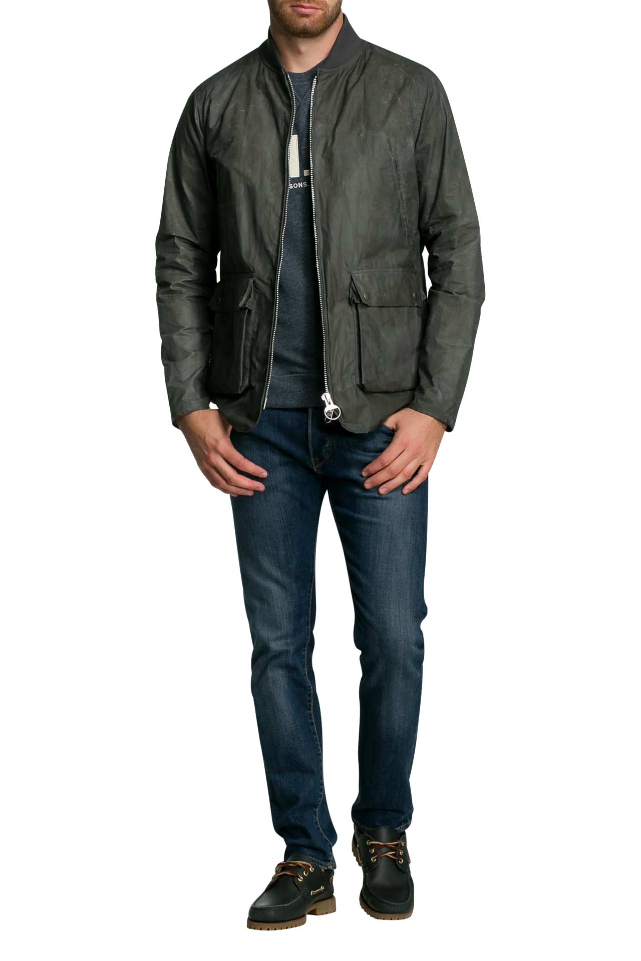 BARBOUR Wachsjacke Camber oliv gunstig online kaufen Outletcity