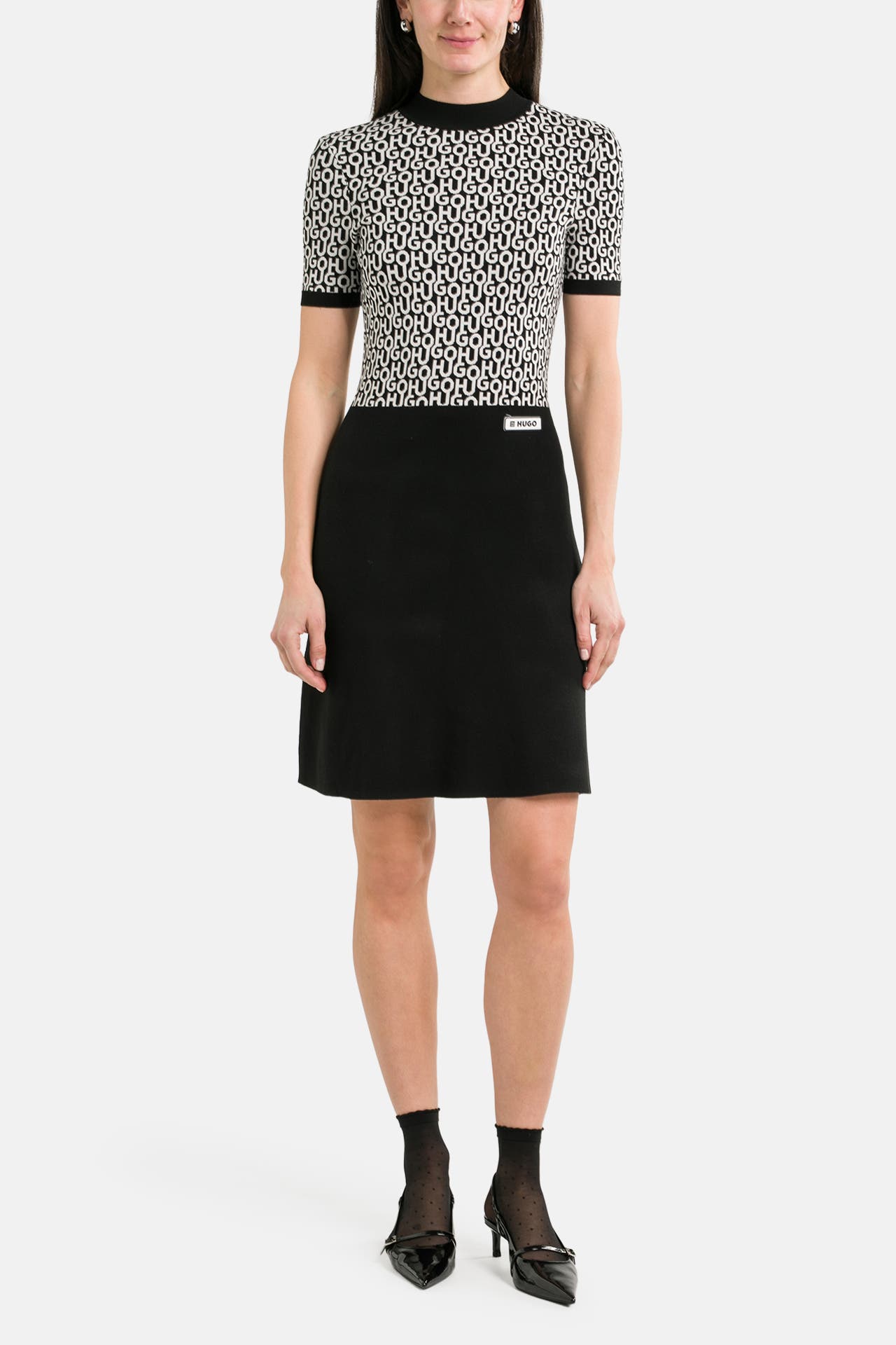 HUGO Strickkleid 'Sadremmy' gemustert, Bild 1