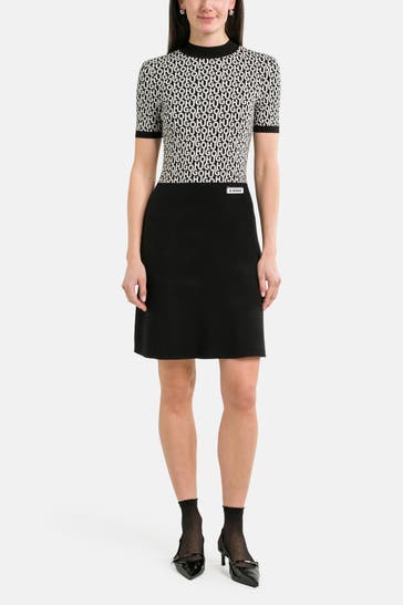 HUGO Strickkleid 'Sadremmy' gemustert