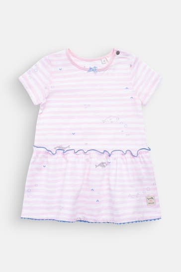 SANETTA Jerseykleid gestreift