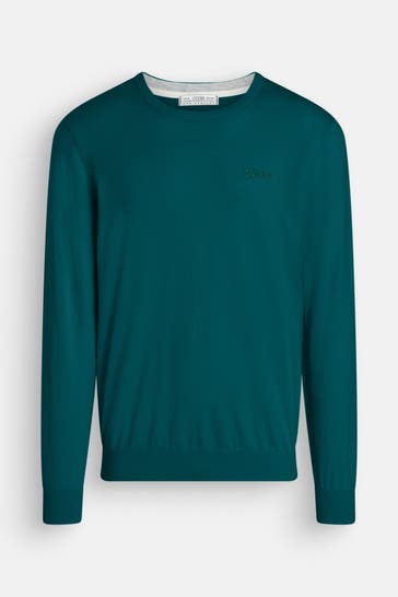 GUESS Strickpullover dunkelgrün