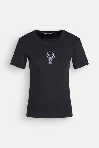 KARL LAGERFELD T-Shirt schwarz