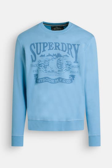 SUPERDRY Sweatshirt hellblau