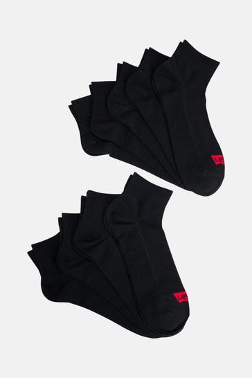 LEVI'S® 9er-Pack Socken schwarz