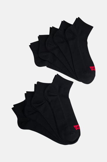 LEVI'S® - 9er-Pack Socken schwarz