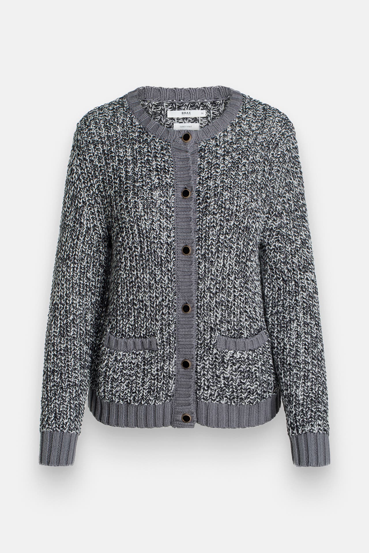 BRAX Strickjacke 'Ann' grau, Bild 1