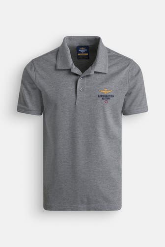 AERONAUTICA MILITARE Polo-Shirt grau
