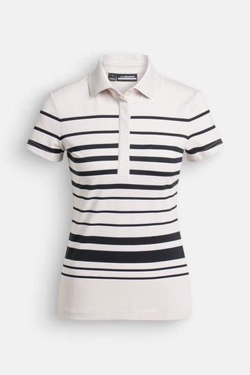 J.LINDEBERG SPORTSWEAR Funktions-Polo 'Michelle' gestreift